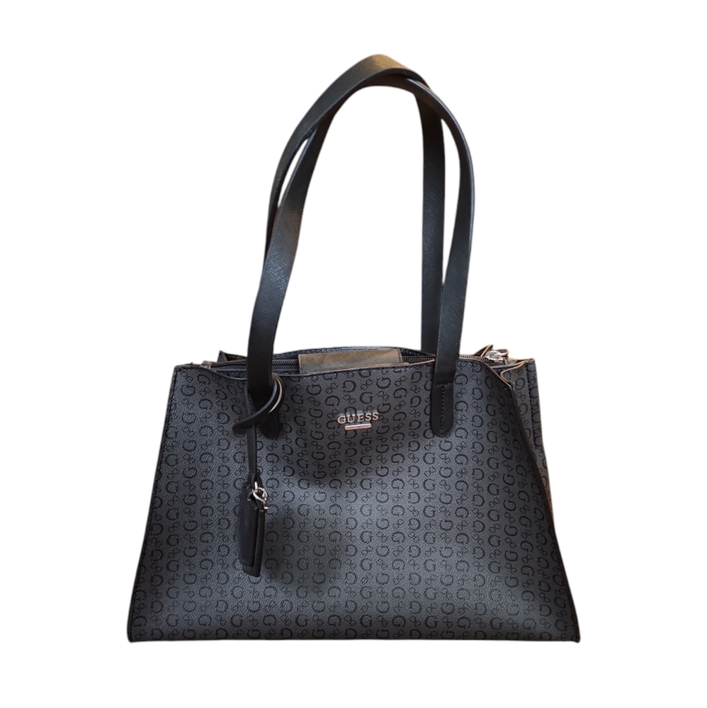 GUESS | Black Logo Shoulder Bag